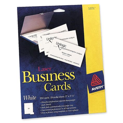 Avery Business Cards Template 5371 – williamson-ga.us