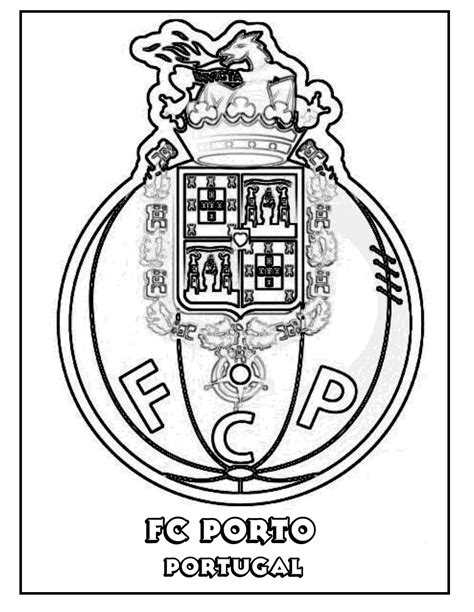 FC Porto Coloring Page - Free Printable Coloring Pages