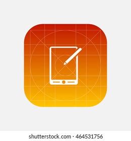 Drawing Tablet Icon Stock Vector (Royalty Free) 464531756 | Shutterstock