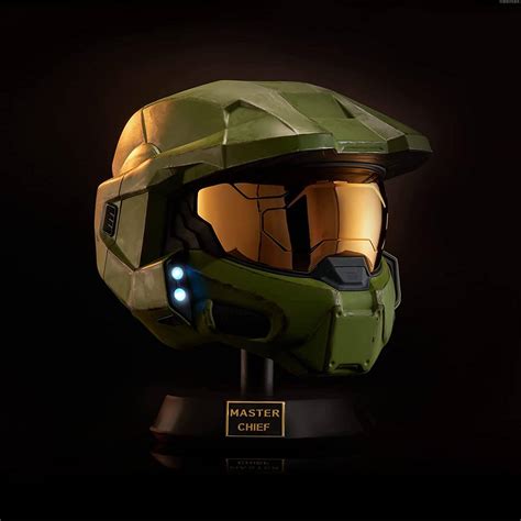 Pre Order Halo Masterchief Deluxe Helmet 1:1 Scale Wearable With Lights