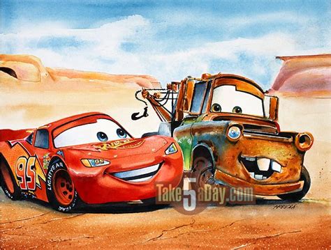 Blog Archive » Mattel Disney Pixar Diecast CARS: The Real Art of CARS | Disney character art ...