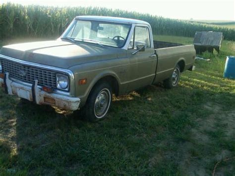 Purchase used 71 chevy truck (custom 10) 2x2 drives great. all original in Bruno, Nebraska ...