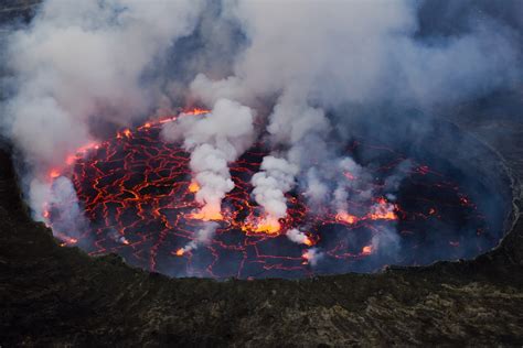 Mount Nyiragongo, Virunga Mountains, Democratic Republic of the Congo ...