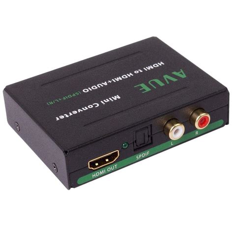 AVUE Analog Audio Output HDMI TO HDMI+ Extractor SPDIF+ R/L-HDMI-A011 - The Home Depot