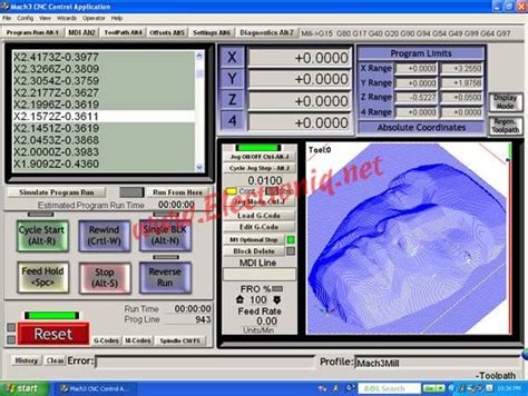 Mach3 CNC software