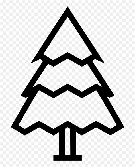 Tree Winter Nature Plant Park - Simple Easy Simple Snowflake Drawing, HD Png Download - vhv