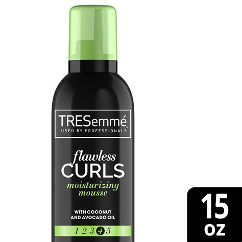 Tresemme Moisturizing Mousse, Flawless Curls Extra Hold Frizz Control ...