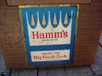 VINTAGE HAMMS PONY KEG COOLER ELECTRIC REFRIGERATOR | #26610527