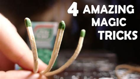 4 Amazing Magic Tricks With Everyday Objects! in 2022 | Amazing magic ...