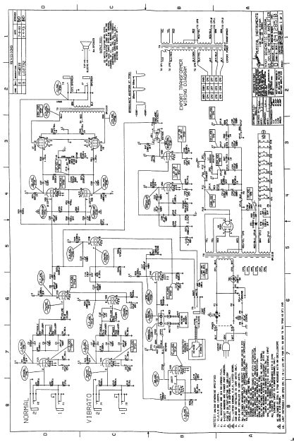 FENDER Deluxe Reverb Schematic – Electronic Service Manuals