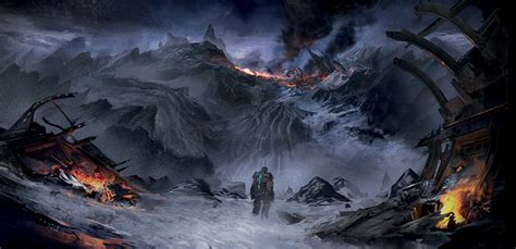 The cold, terrifying artwork of 'Dead Space 3' | The Verge