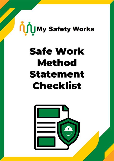 Safe Work Method Statement Checklist My Safety Works | The Best Porn Website