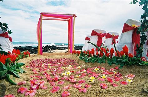 Hawaii Exotic Beach Wedding