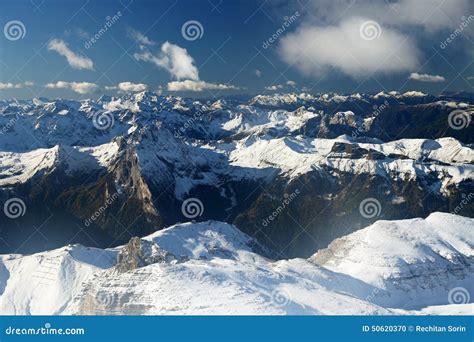 Winter Landscape in the Dolomites Stock Photo - Image of dolomites ...