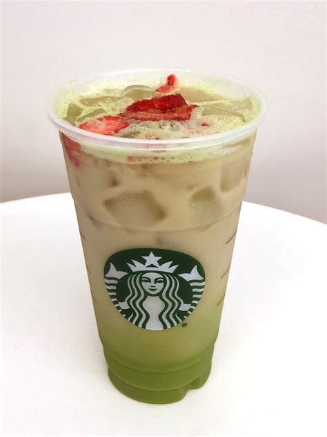 Starbucks Matcha Pink Drink Review | POPSUGAR Food
