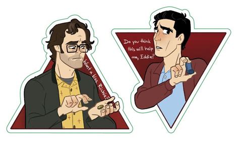 Your Fear ↯ IT + IT: Chapter 2 Richie Tozier, Eddie Kaspbrak, Reddie vinyl stickers | Mom jokes ...