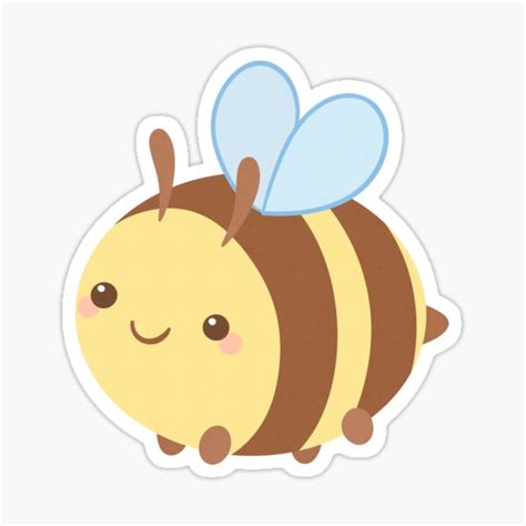 "Bee" Sticker for Sale by Nozuki | Redbubble