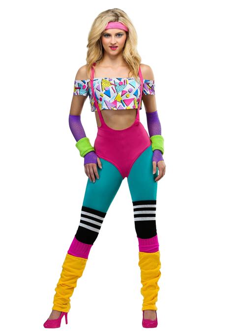 Work It Out 80's Costume for Women | 80s party outfits, Women's 80s ...