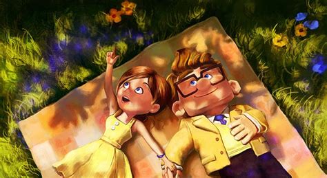 Image Up Carl, Ellie Cartoons | Up pixar, Disney fan art, Female cartoon characters