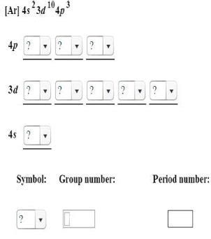 Draw the partial (valence-level) orbital diagram and write the symbol ...