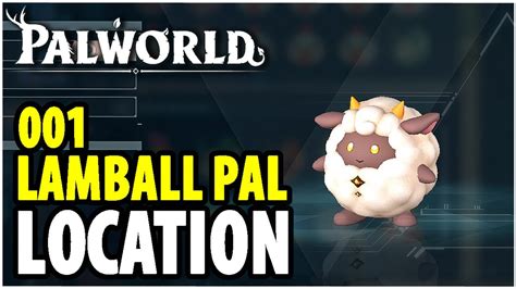 How to get Lamball Pal - Palworld (Paldeck 001) - YouTube