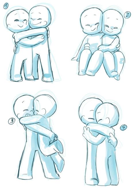 Ych Poses Couple Chibi _ Ych Poses Couple | Hugs drawing reference, Hugging drawing, Sketch poses