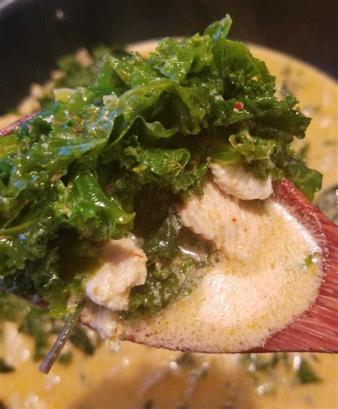 Kale Chicken Curry - Healthy Thai Recipe