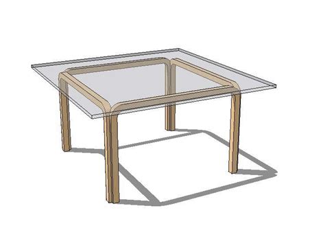 3d drawing of centre table . - Cadbull