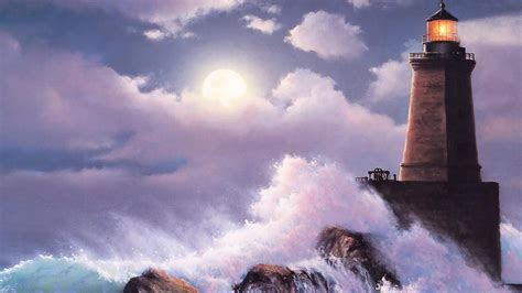 Desktop Wallpaper Lighthouse Storm - WallpaperSafari