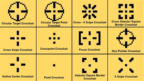 12 Cool Crosshair Minecraft Texture Pack