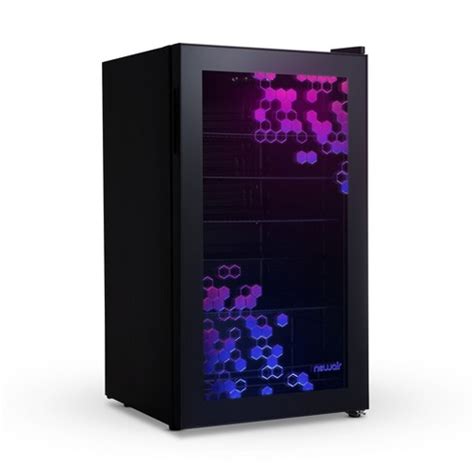 Newair Prismatic Series 126 Can Beverage Refrigerator With Rgb ...