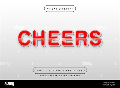 A vector illustration of CHEERS text isolated on a white background for ...