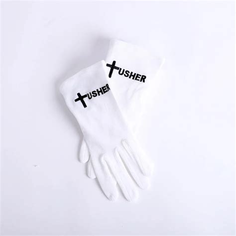 White Usher Glove – Extra-Large – Usher and Cross in Black | SWANSON ...