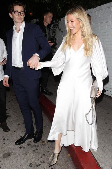 ELLIE GOULDING and Caspar Jopling at Chateau Marmont in West Hollywood ...