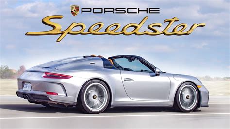 The Porsche 911 Speedster is a SUPER RARE Convertible GT3 - YouTube