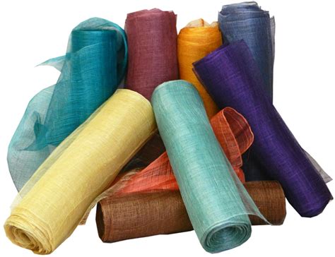 Abaca Fiber Textile “Wrap” in LOTS of DELICIOUS Colors