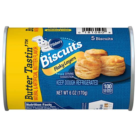 Pillsbury Grands! Juniors Butter Tastin' Flaky Layers Biscuits - Shop Biscuit & Cookie Dough at ...