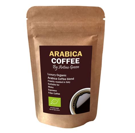 ORGANIC ARABICA COFFEE – [English] Artino Green