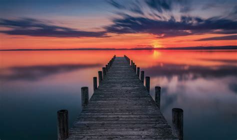 Jetty sunset Foto & Bild | sonnenuntergänge, himmel & universum, sunset ...