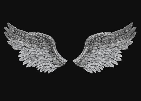 Wings Printable 5 | 3D Print Model | Angel wings art, Wings wallpaper, Wings art