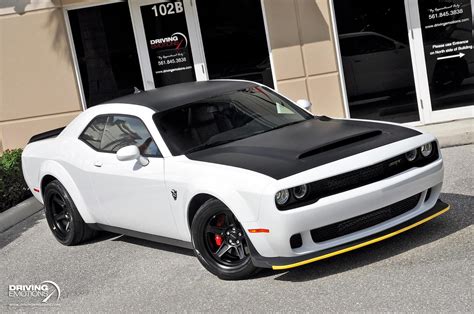 2018 Dodge Challenger SRT Demon SRT DEMON WHITE/RED! Stock # 6175 for ...