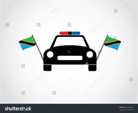 Tanzania Police Department Stock Vector (Royalty Free) 485899594 ...