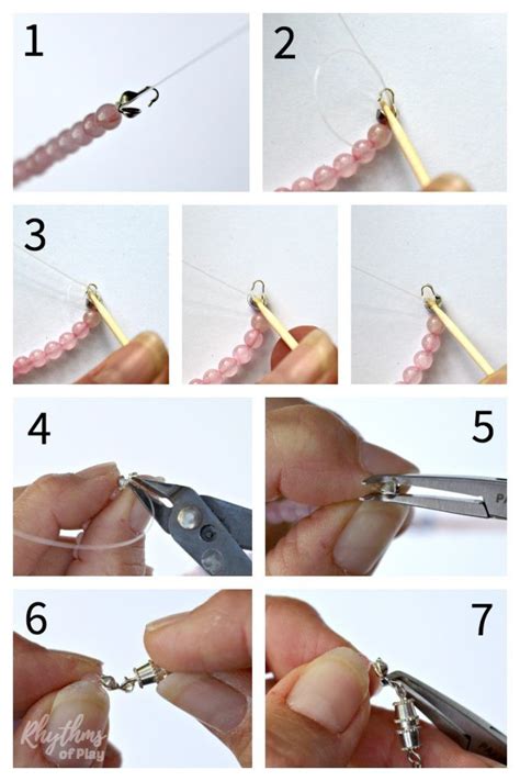 How to Make (Start and Finish) a Beaded Necklace or Bracelet | RoP ...