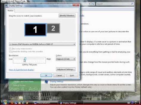 How to get your screen to fit your TV/Monitor [2013 Version] [Windows 7 Vista XP] - YouTube