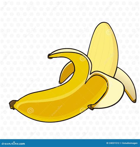 Banana peel cartoon stock vector. Illustration of nutrition - 24031512