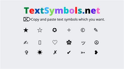 Dot Text Symbols