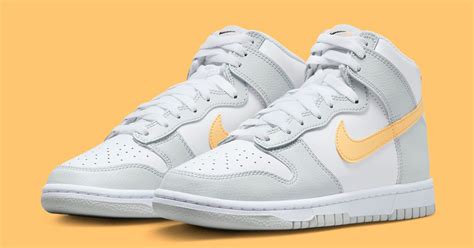 Nike Add Yellow Swooshes to a Greyscale Dunk High | House of Heat°