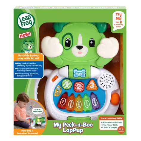 LeapFrog My Peek-a-Boo Lap Pup - Scout : Target | Baby musical toys, Interactive baby toys, Leap ...