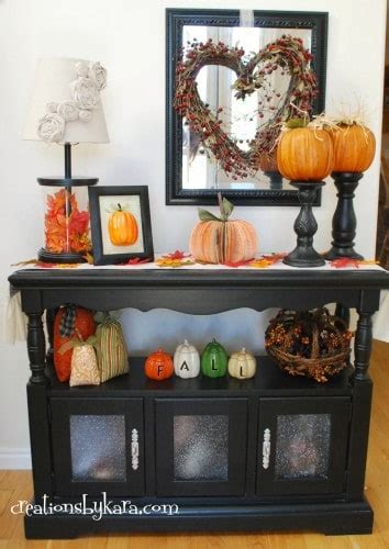 Fall Decor for Entry Console Table