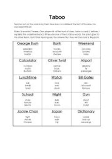 Listening games worksheets